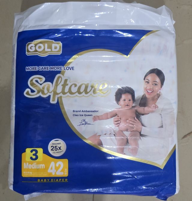 3-Softcare Diapers Big pack