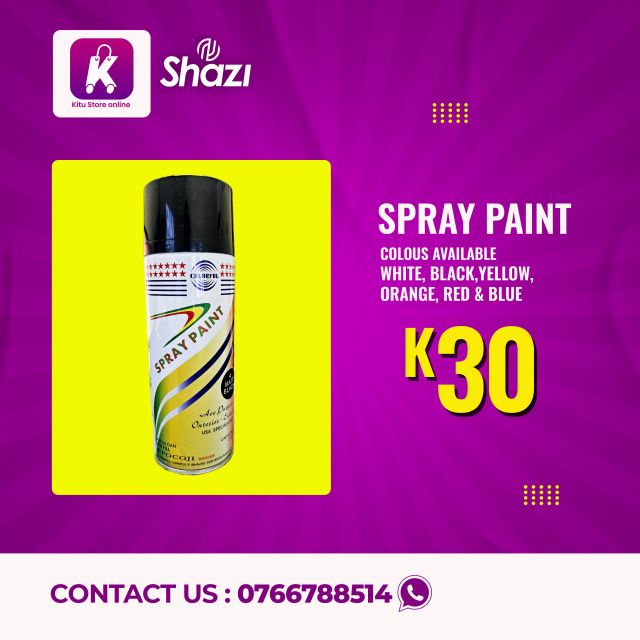 Spray Paint Black 400ml