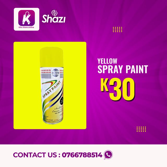 Spray Paint Yellow 400ml